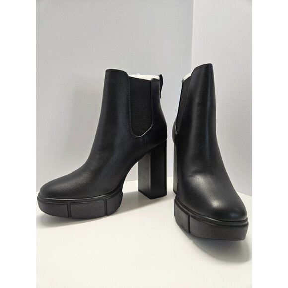 Marco Republic Women's Size 8, Black, Fargo, Chunky Heel Boots - Picture 5 of 16
